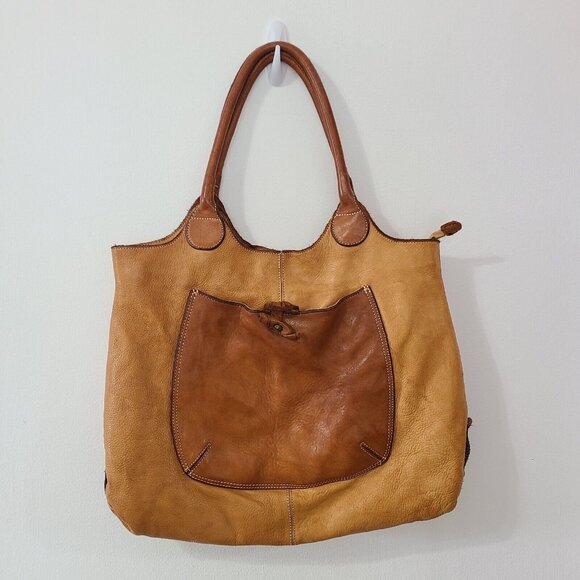 Costanza Rota Handbag Italy Distressed Leather Shoulder Bag - Picture 1 of 12